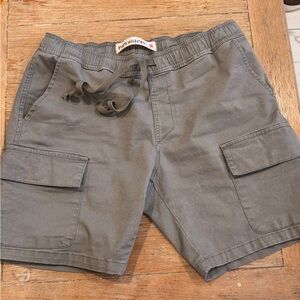 Men's Gray Cargo Shorts